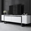 Skye Decor, Yildiz - Biela, čierna, TV stolík, biely, 100 % Náhľad obrázku produktu 1