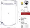 12-liter-treteimer in weiß Kela line 10641 Produktbild-Vorschau 4
