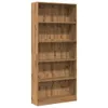 vidaXL Bücherregal Artisan-Eiche 80x24x176 cm Holzwerkstoff Produktbild-Vorschau 1
