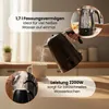 Huslog retro waterkoker met temperatuurregeling, 1,7 liter, Productafbeelding-voorbeeld 2