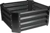 A square raised garden bed made of corrugated metal. Produktbild-Vorschau