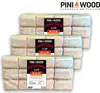 Stacks of packaged hardwood briquettes. Produktbild-Vorschau