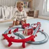 Woopie Treno Elettrico Pista per Elicotteri dei Pompieri 92 Anteprima dell’immagine prodotto 2