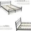 Lit design moderne avec sommier - 200 x 140 cm, noir Voir les images du produit 3