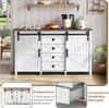 Sweiko Sideboard mit Stauraum, 137 cm breiter Seitenschrank Produktbild-Vorschau 5