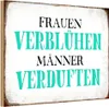 vianmo Holzschild 20x30 cm Frauen verblühen Männer Spruch Produktbild-Vorschau 1