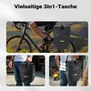 Wiltec taška na batoh čierna, taška na bicykel na batoh 28 Náhľad obrázku produktu 6