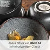Moritz & Moritz ORGANIC reaktiv grau Müslibowl Set 6tlg. Produktbild-Vorschau 7