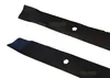 Two black lawnmower blades are shown against a white background. Anteprima dell’immagine prodotto