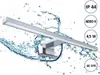 A bathroom light fixture with water splashing around it. Produktbild-Vorschau