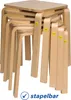 Erzi Hocker aus Formholz, stapelbar Produktbild-Vorschau 3