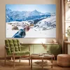 MuchoWow® Poster Kaffee in der Winterlandschaft der Schweiz Produktbild-Vorschau 3
