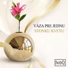 IvoQ Luxusná zlatá keramická sada váz - elegantný a moderný Náhľad obrázku produktu 2
