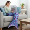 Meerjungfrau Decke Schwanz Kuscheldecke Kinder Mädchen Lila Produktbild-Vorschau 6