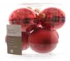 Christbaumkugeln groß 8 cm 6er Set rot matt und glänzend Produktbild-Vorschau 13
