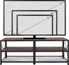 A TV stand with three superimposed television screens of different sizes. Náhled obrázku produktu