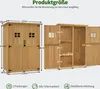 M MCombo Gartenschrank Holz, Gartenhaus Klein Wetterfest, Produktbild-Vorschau 3