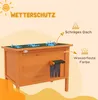 PawHut Katzenhaus aus Holz, Katzenhöhle Outdoor, Isolierte Produktbild-Vorschau 6