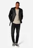 Herren Lederjacke Bikerjacke Ricano BRANDO Nappa – Schwarz Produktbild-Vorschau 2