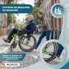 Fauteuil roulant Pliable Aluminium Léger Manuel Avec Freins Voir les images du produit 6