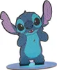 A 3D crystal art representation of Stitch standing on a blue base. Náhled obrázku produktu