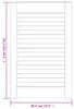 vidaXL Armadio a battente design 61,5x39,4 cm in legno Anteprima dell’immagine prodotto 6