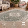 TT Home Boho Vintage Teppich Wohnzimmer Kurzflor – Retro Produktbild-Vorschau 4