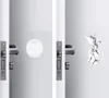 Butoir de porte en silicone Autocollant Transparent Montage Voir les images du produit 6