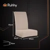 Ruhhy 25989 Elastický poťah na stoličky 6 ks, béžový Náhľad obrázku produktu 2
