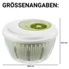 Hausleben Salatschleuder 4,5L BPA-frei – Salatspinner mit Produktbild-Vorschau 6