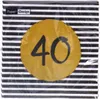 Paper + Design 201318, Schwarz, Gold, Quadratisch, 330 mm, Produktbild-Vorschau 3