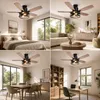 Deckenventilator mit Beleuchtung und Fernbedienung, Φ112cm Produktbild-Vorschau 9