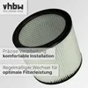vhbw Faltenfilter kompatibel mit ShopVac Pump Vac 45 Produktbild-Vorschau 6