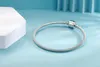 Bracelet modulaire Pandora en acier inoxydable, 19 cm Voir les images du produit 3