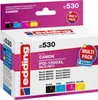 cartucce EDD-530 nero, ciano, magenta e giallo compatibili Anteprima dell’immagine prodotto 1