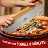 grillart® Premium Pizzamesser – Extra scharfer Edelstahl Produktbild-Vorschau 2