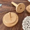 Holz-Wollhalter mit drehbarem Zylinder – Fadenabwickler für Produktbild-Vorschau 6