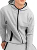 JACK&JONES CORE JCOFUSION SWEAT ZIP HOOD NOOS Light Grey Produktbild-Vorschau 19