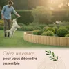 Floranica Bordure de jardin en bois flexible 20 x 200 cm Voir les images du produit 6