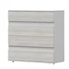 Komoda Příborníky Highboard 90 cm White/Kathult Grey se Náhled obrázku produktu 2