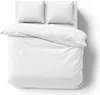 3-tlg Premium Damast Bettwäsche 200x200 + 80x80 cm mit YKK Produktbild-Vorschau 1