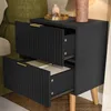 Nočný stolík 'Nand', sada 2 kusov, 2 zásuvky, 55 x 40 x 30 Náhľad obrázku produktu 6