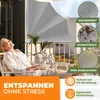KESSER® Balkonfächer klappbar mit Wandhalterung | 140x140cm Produktbild-Vorschau 4