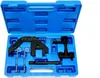 A blue plastic case containing a set of black metal engine timing tools. Anteprima dell’immagine prodotto