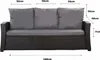Polster für Polyrattan Sofa 160x60x7cm sitzkissen | Produktbild-Vorschau 2