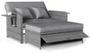 COSTWAY Polyrattan Sonnenliege, Gartenliege mit Produktbild-Vorschau 1