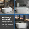 Belvit Badewanne halbfreistehend & freistehend aus Acryl – Produktbild-Vorschau 7