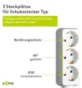 Wentronic AC power Extension, 1.5 m, Weiß Produktbild-Vorschau 6
