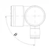 PoloPlast POLO KAL XS Doppelabzweig DN 110/110/50, 87,5 Podgląd zdjęcia produktu 4