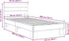 vidaXL Bettgestell Braun Eichen-Optik 90x200 cm Produktbild-Vorschau 8